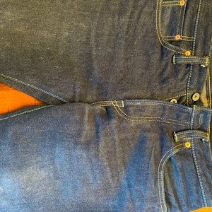 Iron Heart 301s 22oz indigo bought at Self Edge